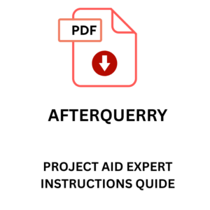 PRODUCT NAME: Project AID Expert Instructions Guide