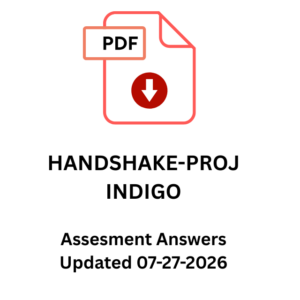 Project Indigo assessment answers
