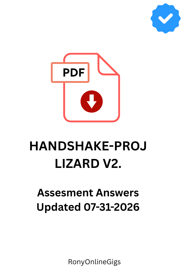 Handshake AI — Project Lizard Assessment Answer Guide (Latest 2026)