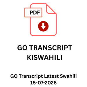 GoTranscript Kiswahili Assessment Updated 07-15-2026