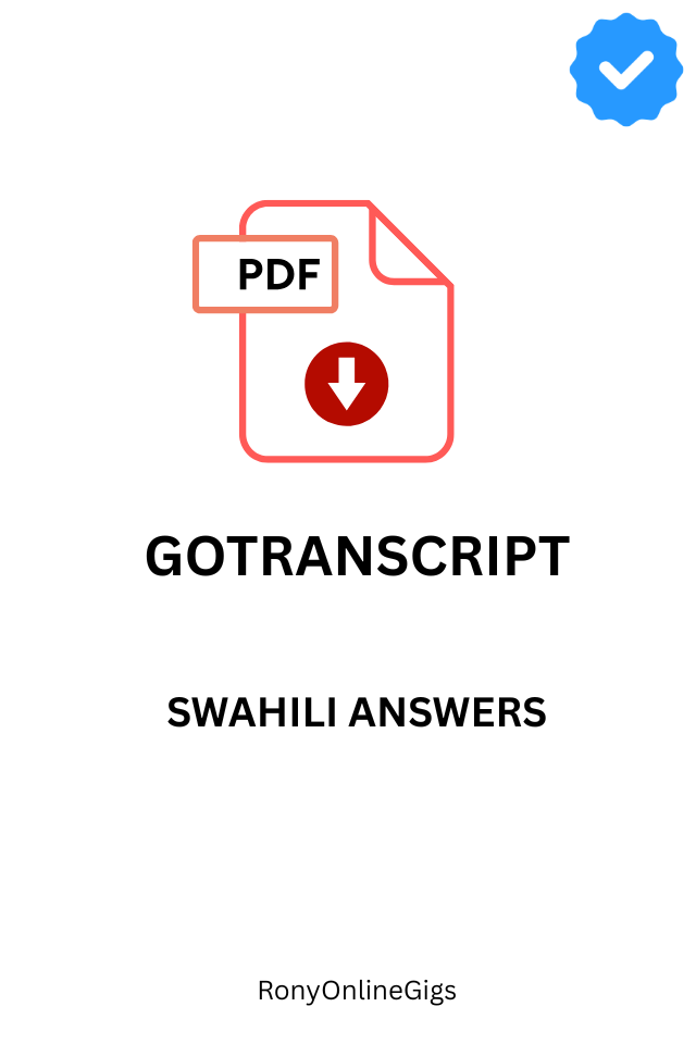 GoTranscript Assessment Complete Answer Guide