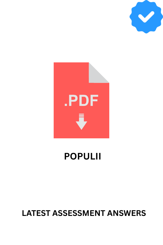 Populii Assessment Answer Guide (Latest 2026)